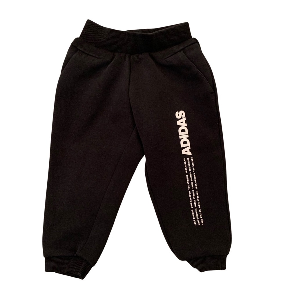 3T Black Adidas Joggers
